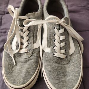 Gray Canvas Sneakers